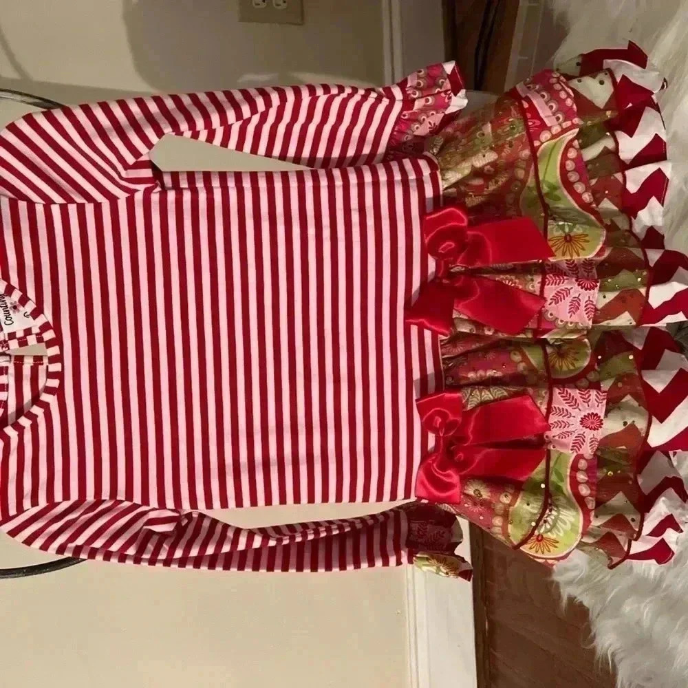 COUNTING DAISIES CHRISTMAS DRESS SIZE 5 NWT